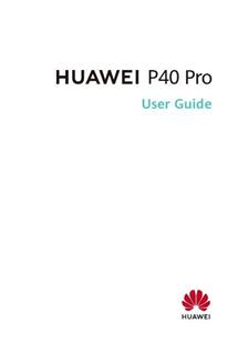 Huawei P40 Pro manual. Smartphone Instructions.